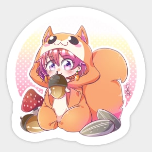 Yona, the Squirrel Princcess Sticker